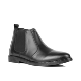 Black Cow Leather Chelsea boots