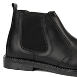 Black Cow Leather Chelsea boots