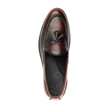 Maroon Mild Cow Leather Formal Horse Bit Style